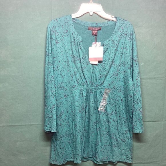Calvin Klein Babydoll Blouse wins size 2XL NWT (OKPM-08-46) - Picture 1 of 8